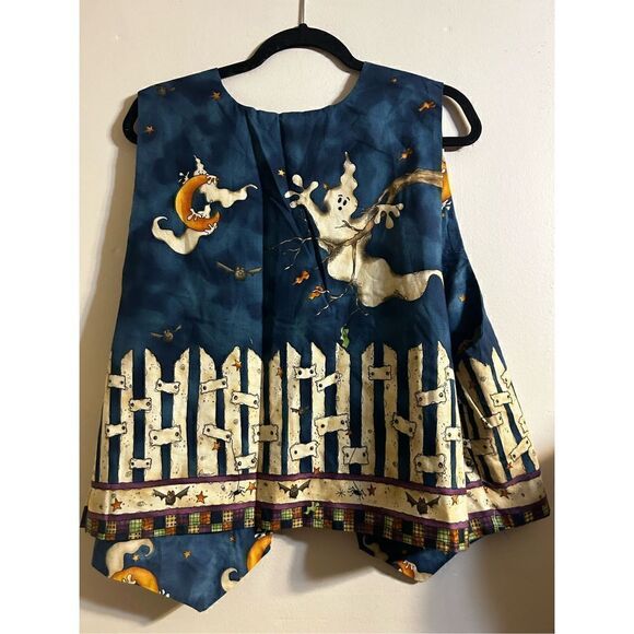 Vintage handmade  Halloween reversible vest size large - Picture 4 of 5